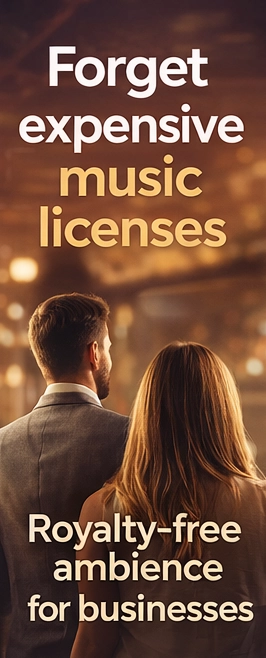 Royalty-free ambience for businesses